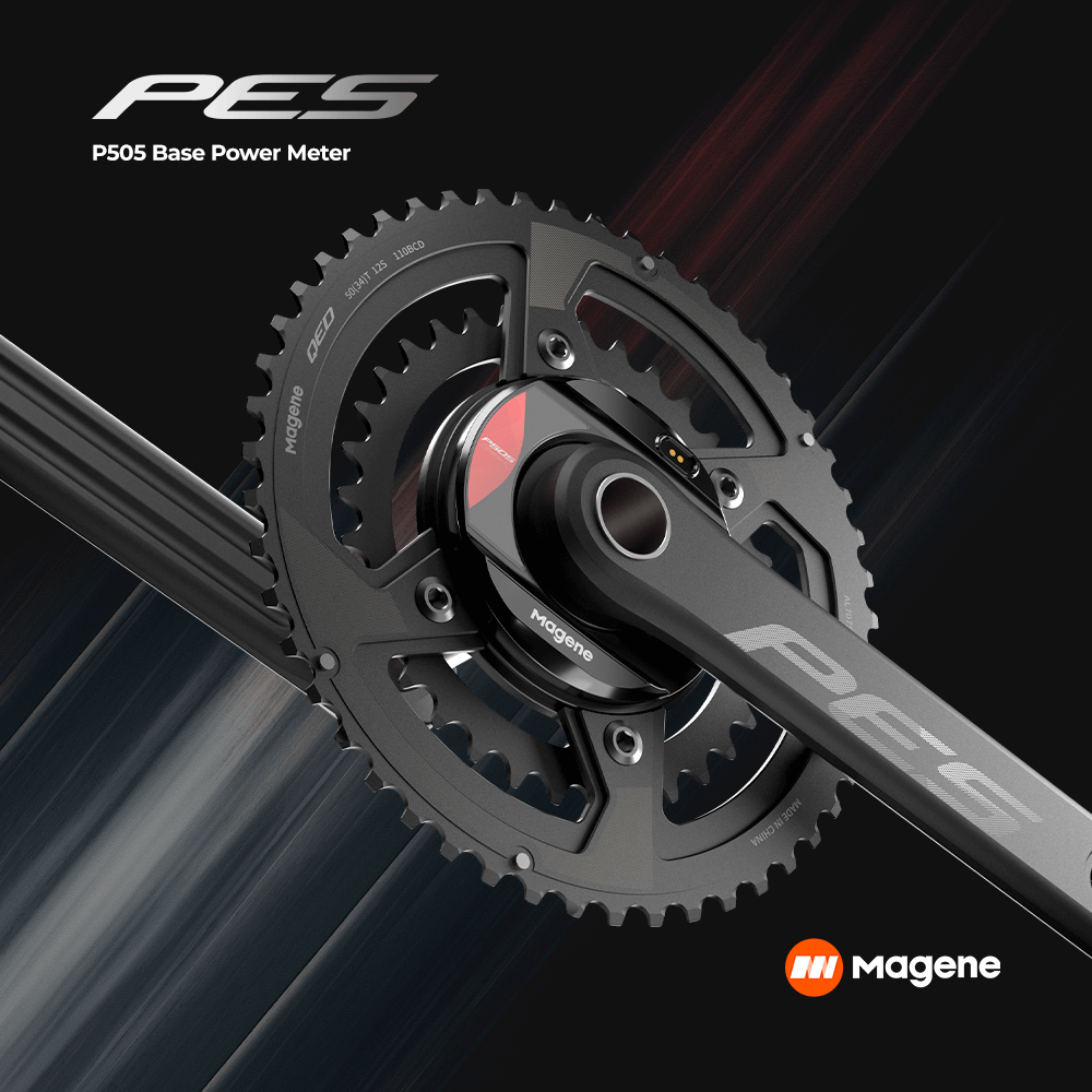 Magene PES-P505 Base 170mm 自転車用 ロードバイク用 パワーメータークランク チェーンリングなし