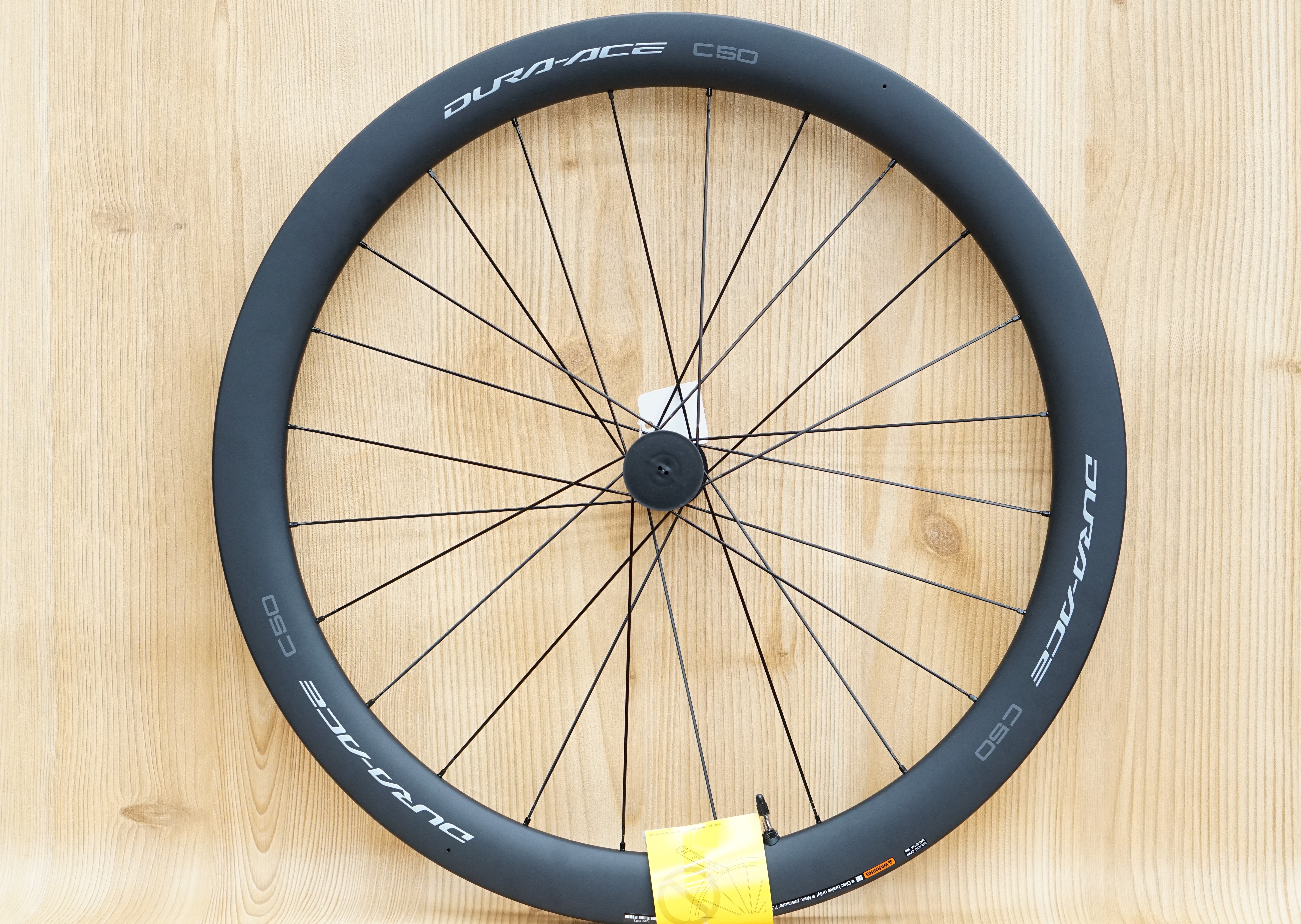 【数量限定特価】SHIMANO(シマノ) DURA ACE WH-R9270-C50 TL フロント カーボンホイール