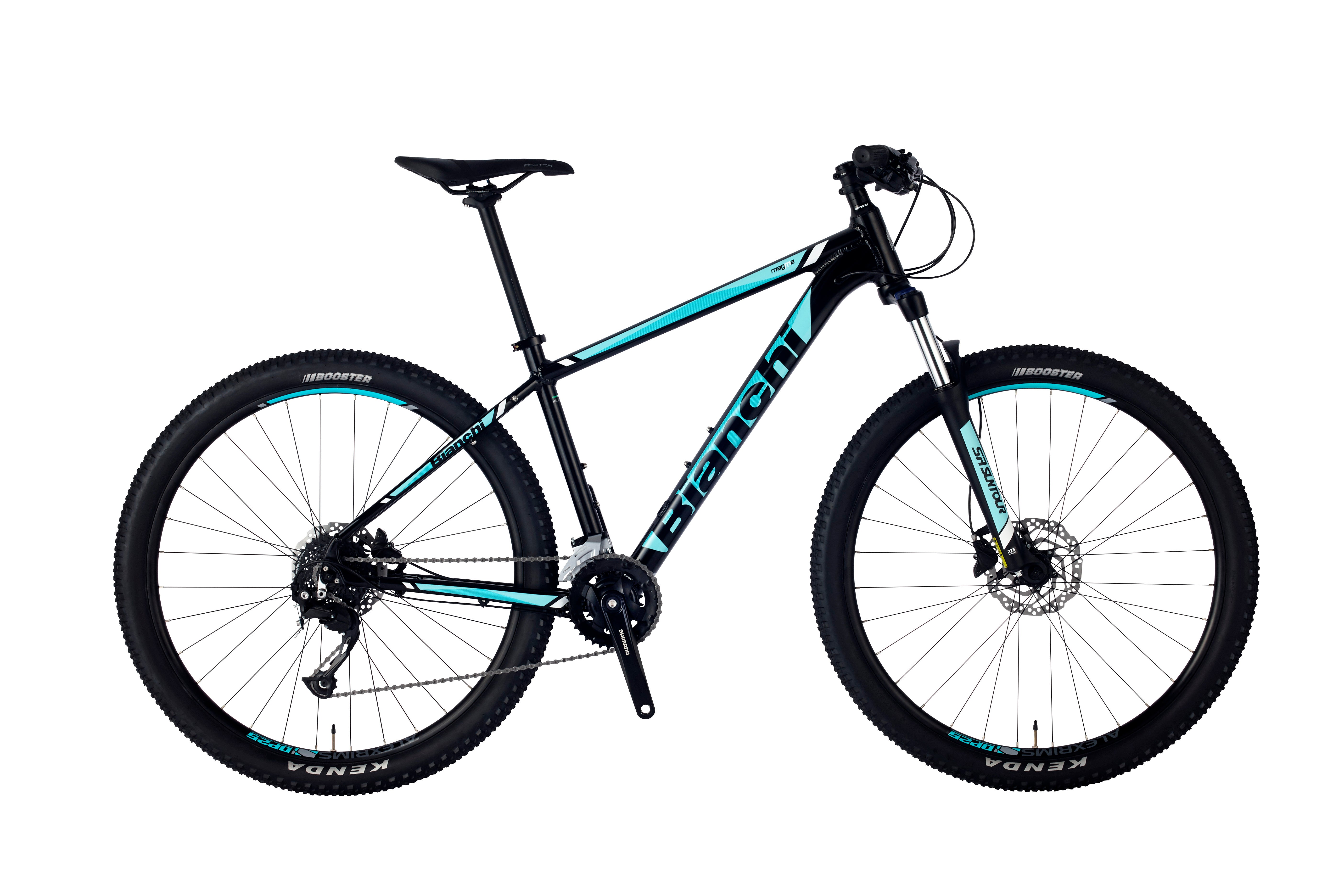 【在庫一掃セール】BIANCHI(ビアンキ)　MAGMA7.2 6B - Black/CK16-White Full Glossy　38サイズ　マウンテンバイク