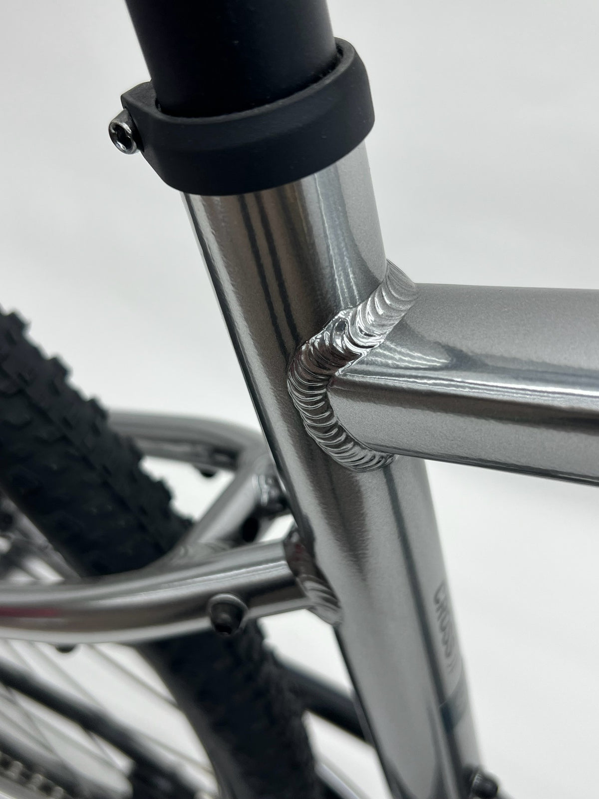 SCOTT SUB CROSS J1 Silver Chrome フレーム接合部